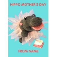 Hippo | Personalised Mother\'s Day| MI1061c