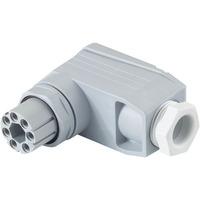 Hirschmann 931 435-106 N6R FF NR PG 11 R/A Cable Socket 6 + PE Grey