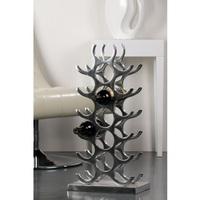 Hightower Stylish Wine Rack Stand In Aluminium