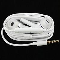 High Quality Stereo Headset In Ear Metal Earphone handsfree Headphones with Mic 3.5mm Earbuds for Samsung S4/S5