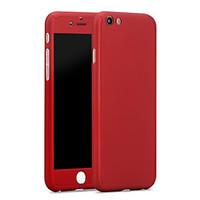 High Premium PC Full Body Cover with Tempered Glass Film Case for iPhone 6/6S/6 Plus/6S Plus