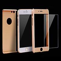 High Premium PC Full Body Cover with Tempered Glass Film Case for iPhone 6s 6 Plus