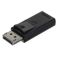 high speed hdmi v14 female to displayport male black adapter