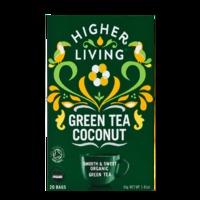 higher living green tea coconut 45g green