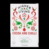 higher living cocoa chilli tea 45g