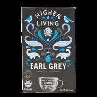higher living earl grey tea 45g grey