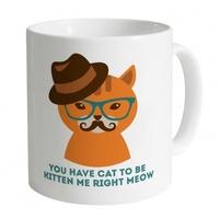 Hipster Cat Mug
