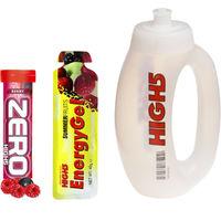 High5 Race Run Bottle with Zero 10 Tube and Energy Gel Energy & Recovery Drink