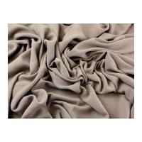 High Twist Polyester Crepe Soft Suiting Dress Fabric Biscuit