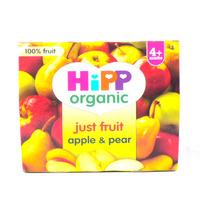 Hipp 4 Month Organic Apple & Pear Pots 4 Pack