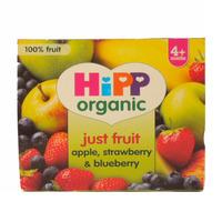 Hipp 4 Month Apple Strawberry & Blueberry 4 Pack