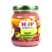 hipp 4 month organic apple cranberry breakfast