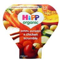 hipp 1 year potato pumpkin chicken scrumble tray