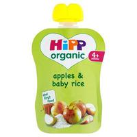 Hipp 4 Month Organic Apples with Baby Rice Pouch