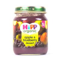 Hipp 4 Month Organic Apple & Blueberry Dessert