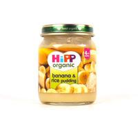 hipp 4 month organic banana rice pudding