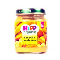 Hipp 4 Month Organic Banana & Peach Dessert