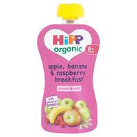 hipp 6 month organic apple banana raspberry breakfast pouch