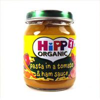 hipp 6 month organic pasta in tomato ham sauce