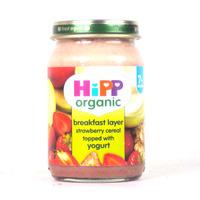 Hipp 7 Month Organic Breakfast Duet Strawberry Cereal & Yogurt