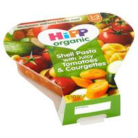 Hipp 12 Month Organic Shell Pasta with Juicy Tomatoes & Courgettes Tray