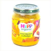 hipp 4 month organic sweet squash chicken