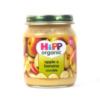 hipp 6 month organic apple banana crumble