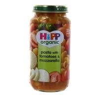 hipp 10 month organic pasta with tomatoes mozzarella jar