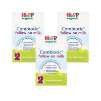 hipp organic follow on milk powder triple pack