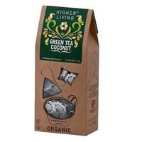 Higher Living Organic Green Tea Coconut Tea 20 bags