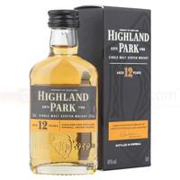 Highland Park 12 Year Whisky 5cl Miniature