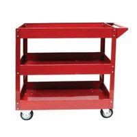 Hilka Steel 3 Drawer Tool Cart (H)760mm (W)430mm (L)120mm