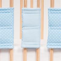 Hippychick Bumpsters 10 Cot Bar Bumpers Blue