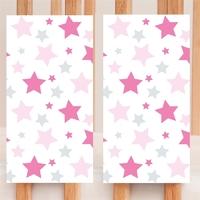 Hippychick Bumpsters 10 Cot Bar Bumpers Pink Star