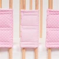 Hippychick Bumpsters 10 Cot Bar Bumpers Pink