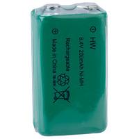 hi watt hr9v200 pp3 rechargeable battery 84v 200mah nimh cell