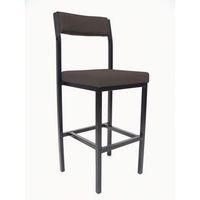 HIGH STOOL VINYL WITH BACK