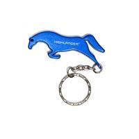 Highlander Aluminium Keyring, Blue