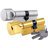 high security key and thumbturn euro cylinder 30x30mm to 40x50mm