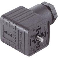 Hirschmann 931 957-100 GDM 2011 Right-angle Connector Black 2 + PE...