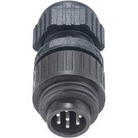 Hirschmann 934 126-100 CA 6 LS CA Series Straight Cable Plug 6 + PE