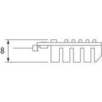 HighPower LED module Cold white 2 W 150 lm 120 ° 12 Vdc, 12 Vac ledxon SideLED 2W KW