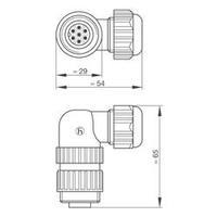 Hirschmann 934 130-100 CA 6 W LS CA Series Mains Voltage Connector Nominal current: 10 A/AC/DC Number of pins: 6 + PE