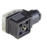 Hirschmann 934 455-100 GDME 3020 Cable Socket, Supports Electronic Inserts Black Number of pins:3 + PE
