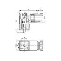 Hirschmann 933 023-100 GDSN 307 Cable Socket, Freely Configurable Black Number of pins:3 + PE