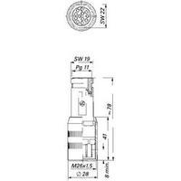 hirschmann 931 720 001 n6r ef straight contact box number of pins 6 pe