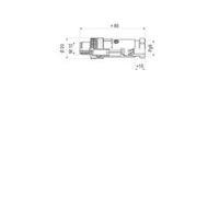 Hirschmann 933 162-100 ELST 4012 PG9 Contact Box And Connector, For M12 Connection Black