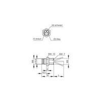 hirschmann 935 980 161 co elst 3308 rv fm 805 m8 socket for front pane ...