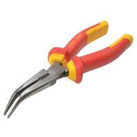high leverage bent nose pliers vde 200mm 8in