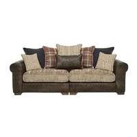 Highland 4 Seater Leather Sofa